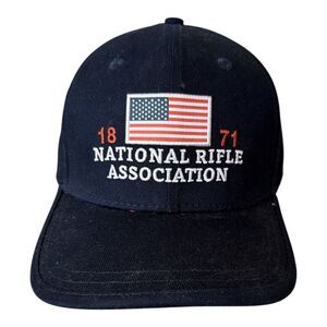 BNWT Official Licensed 1871 NRA American Flag Patch Baseball Cap Hat 540 Brands